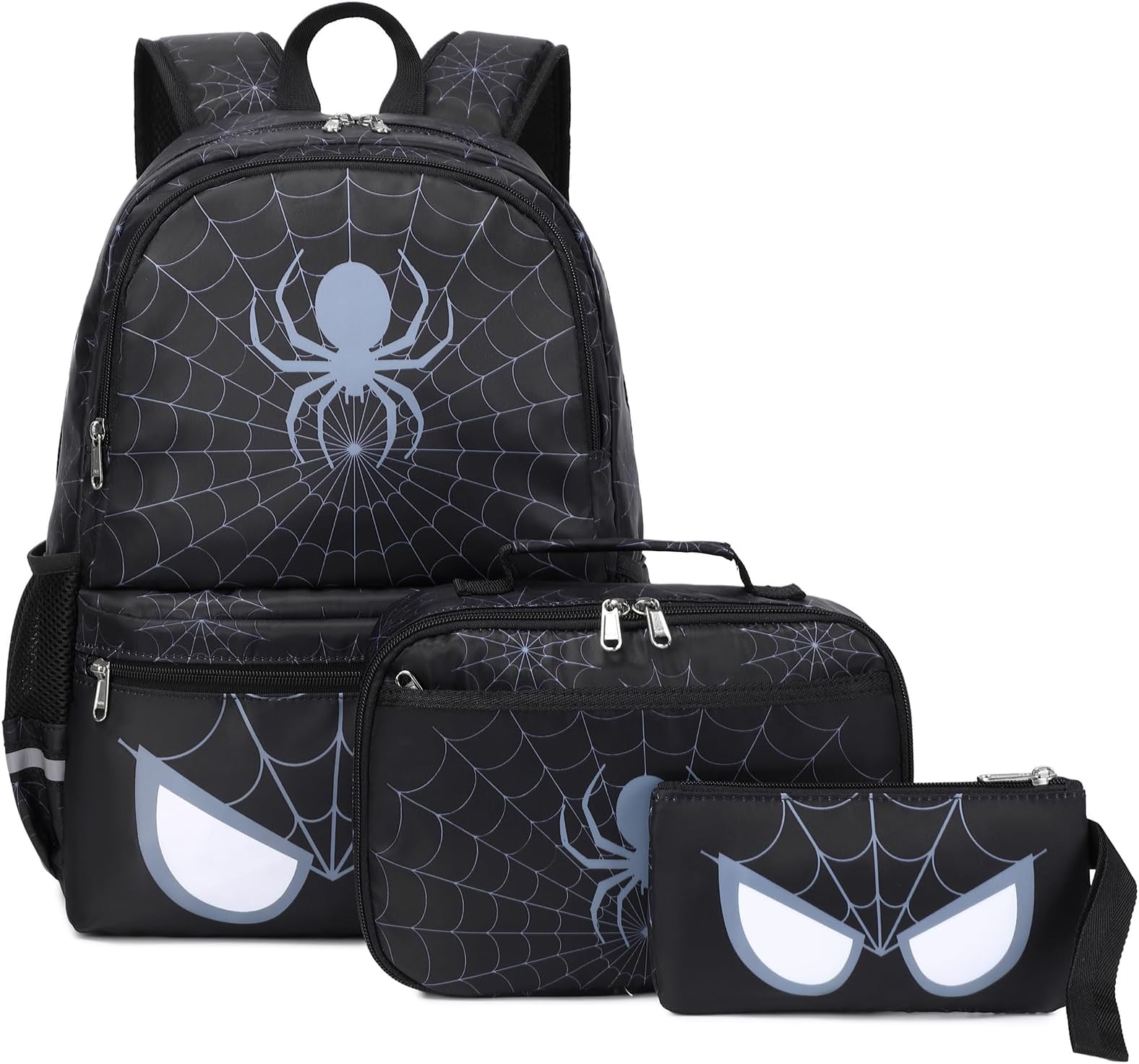 OctskyRainbow Girls Backpack, Kid Backpacks for Girls Cute Lightweight Bookbag with Lunch Bag Rainbow