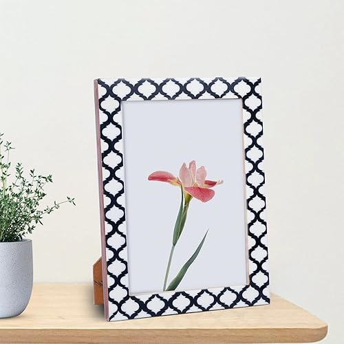 Miniatura 5 de Handicrafts Home Casablanca Collection - Marcos de fotos hechos a mano de 5 x 7 pulgadas, perfectos para pared y mesa, regalo ideal para decoración