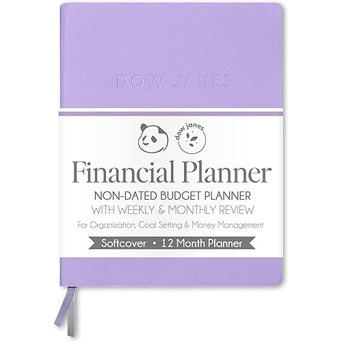 Dow Janes Planner Panda Planner Budget Planner 2026 Financial Planner – Monthly Budget Planner & Bill Payment Tracker, Expense Tracker Notebook, Budget Book, 8.5 x 11 Softcover Purple 120gsm