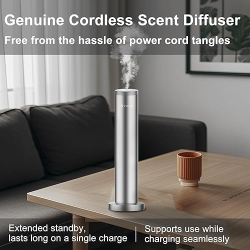 Miniatura 8 de Difusor inalámbrico de aroma de hotel, difusor recargable inalámbrico para toda la casa, máquina de aire de aroma para el hogar, aplicación de