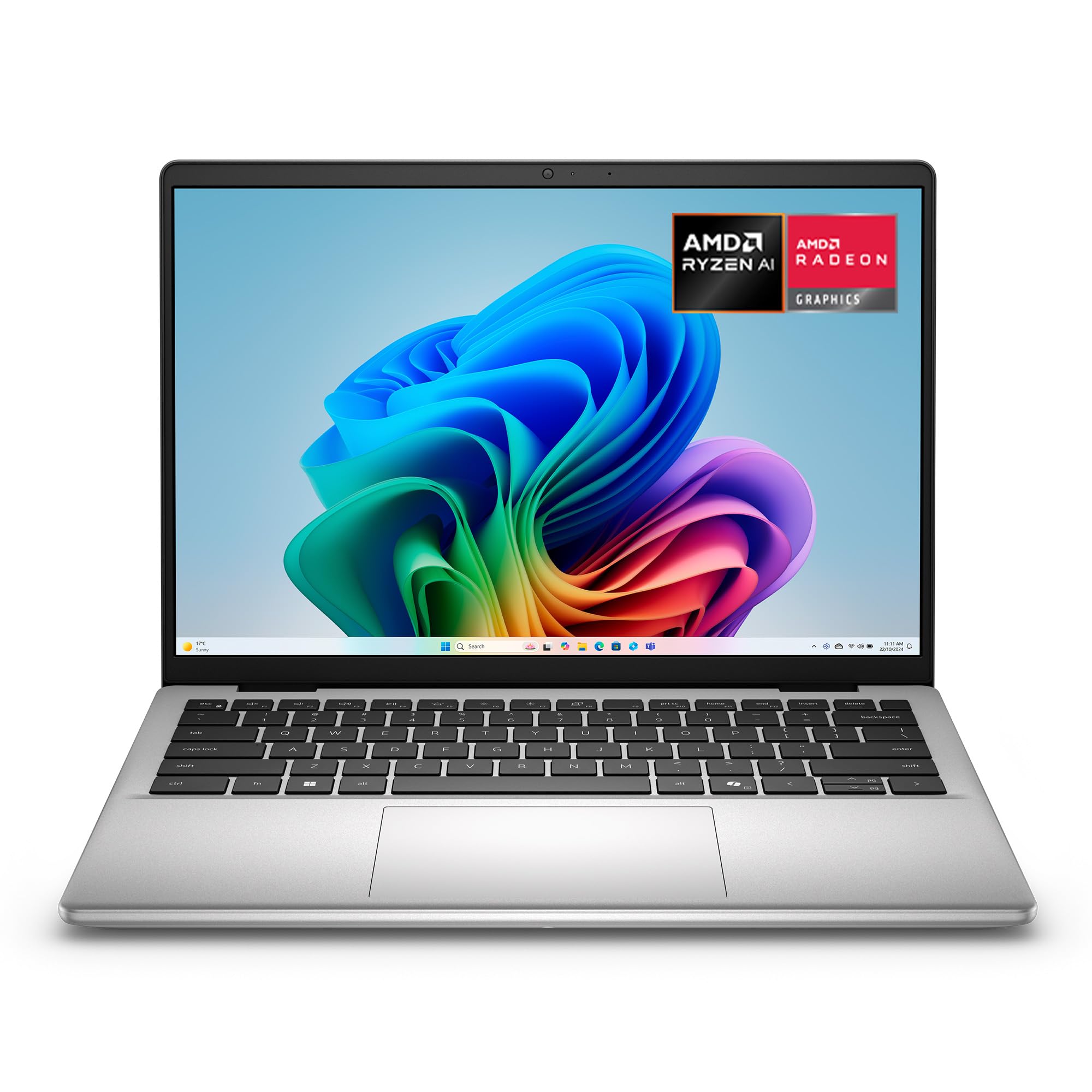Dell 14 Laptop DC14255, FHD+, AMD Ryzen AI 7 350, 16GB, Windows 11 Home | 1920x1200 16:10, Radeon, DDR5, 1TB SSD, Wi-Fi 6E, Bluetooth, USB-A, HDMI, USB-C PD, Argento