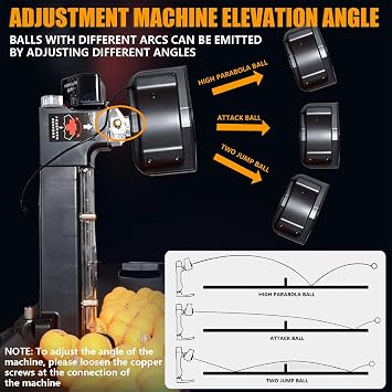 Multi-Rotation Table Tennis Launcher, Pingpong Robot Machine, with 4 Training Modes and Ball Collecting Net, One-Touch Switching, Automatic Ball Collection, Adjustable Drop Point