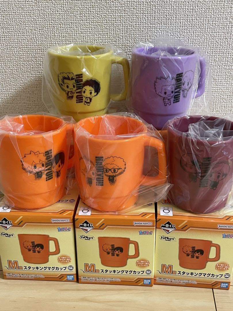 Amazon.co.jp: ハイキュー 一番くじ M賞 スタッキングマグカップ 5点