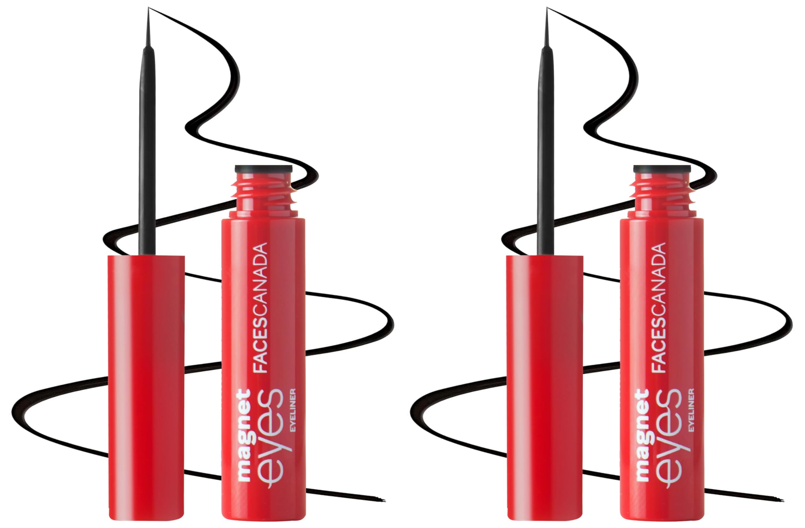 FACESCANADA Magneteyes Liquid Eyeliner - Black,3.5Ml|Intense Matte Finish|Quick Drying|24Hr Long Lasting|Fine Tip For Precise Smooth Application|Almond Oil Enriched|Waterproof|Smudgeproof-image-31
