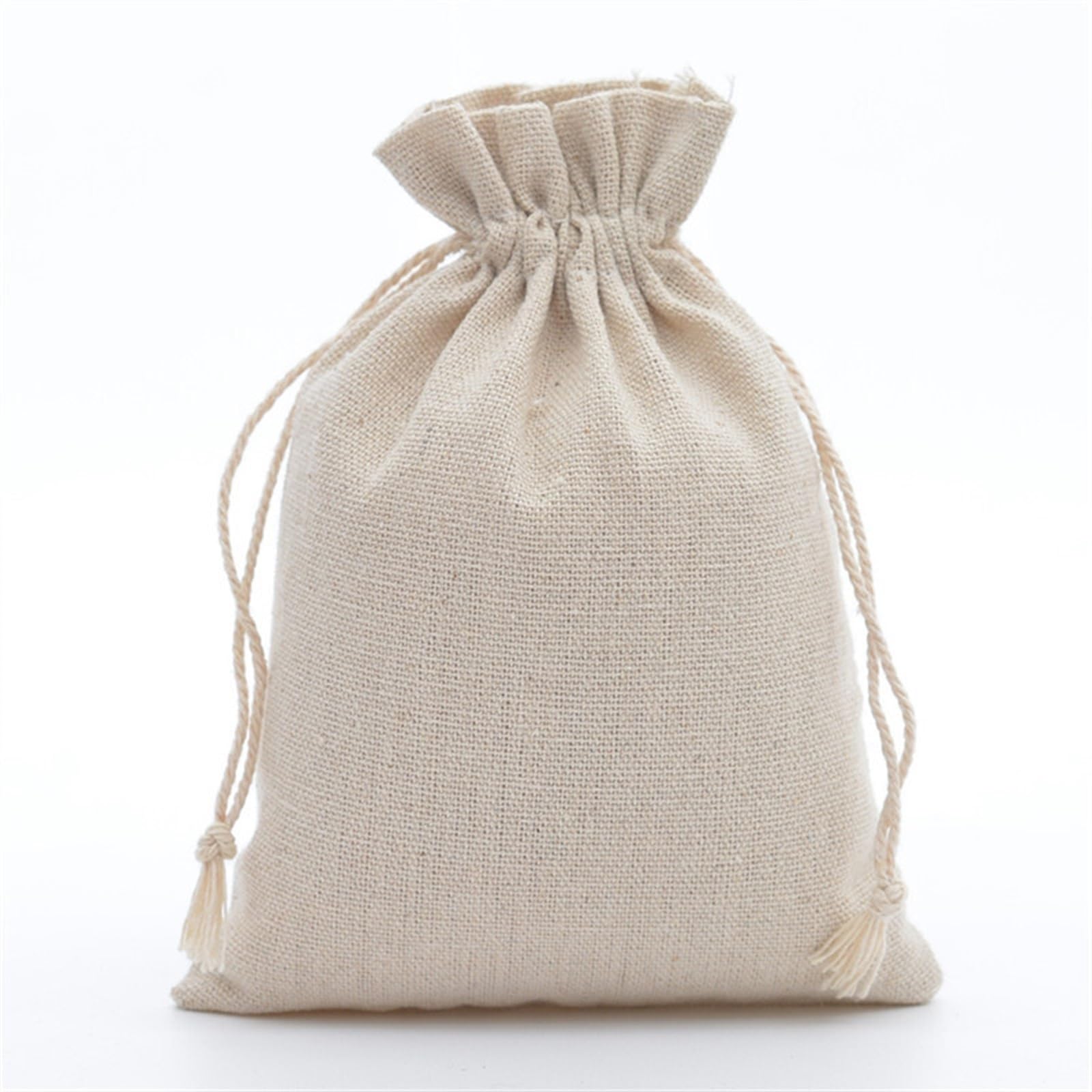 Sacs d'emballage de bijoux de sucrerie en coton pour mariages et fêtes