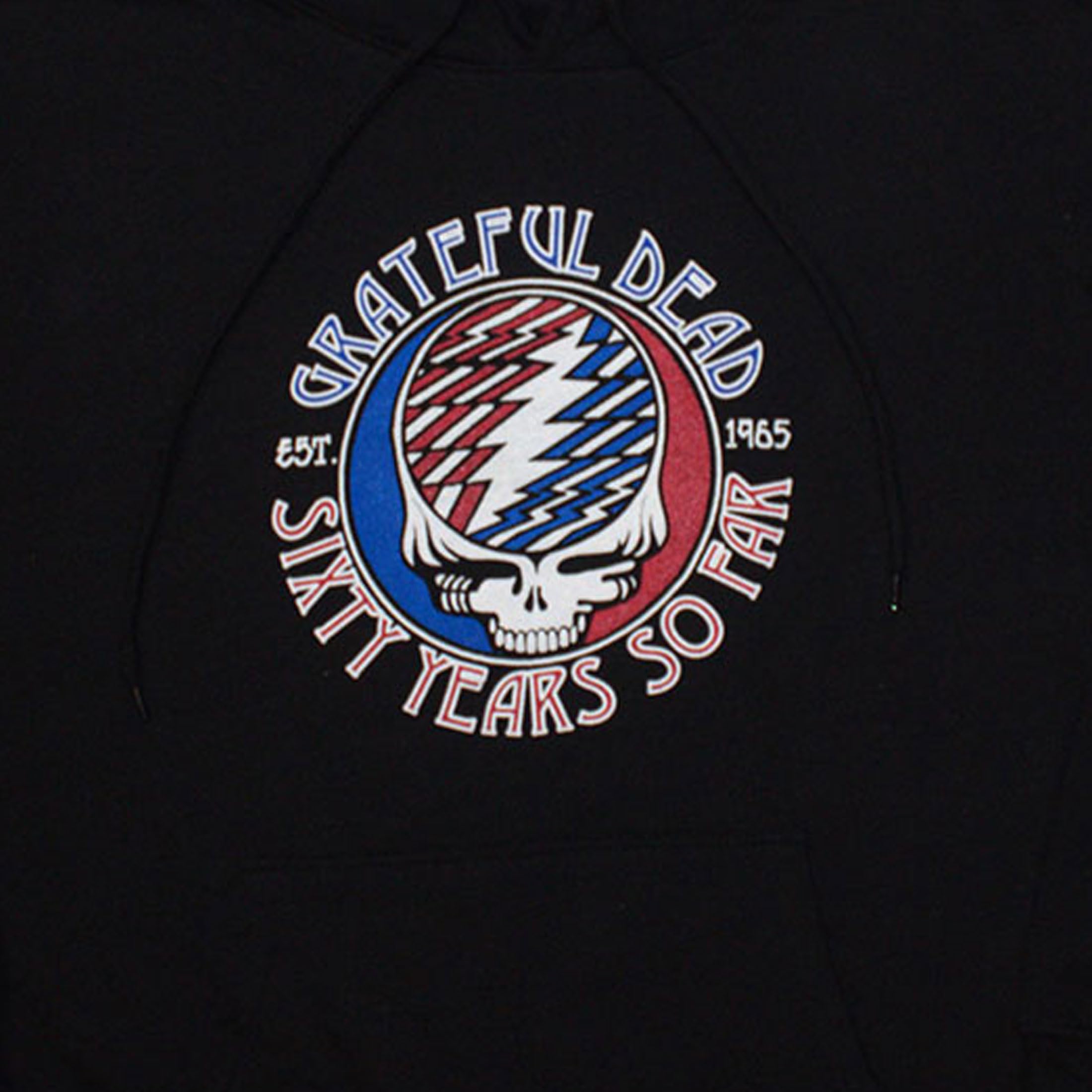 Rock Off officially licensed products Męska bluza z kapturem Grateful Dead Stealie 60 czarna