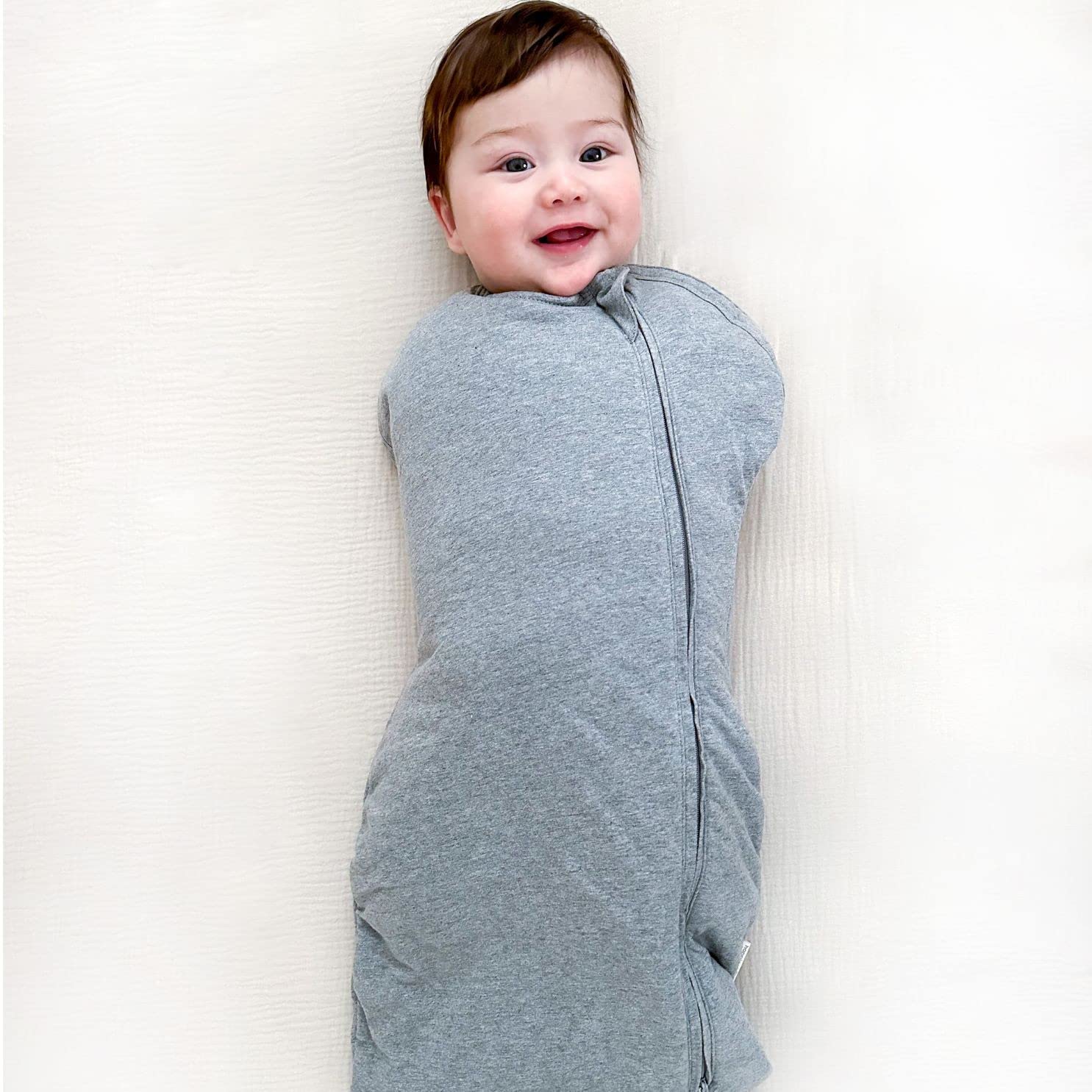Happiest Baby Sleepea Comforter Swaddle, 100% Organic Cotton Baby Swaddle Blanket - Image 3