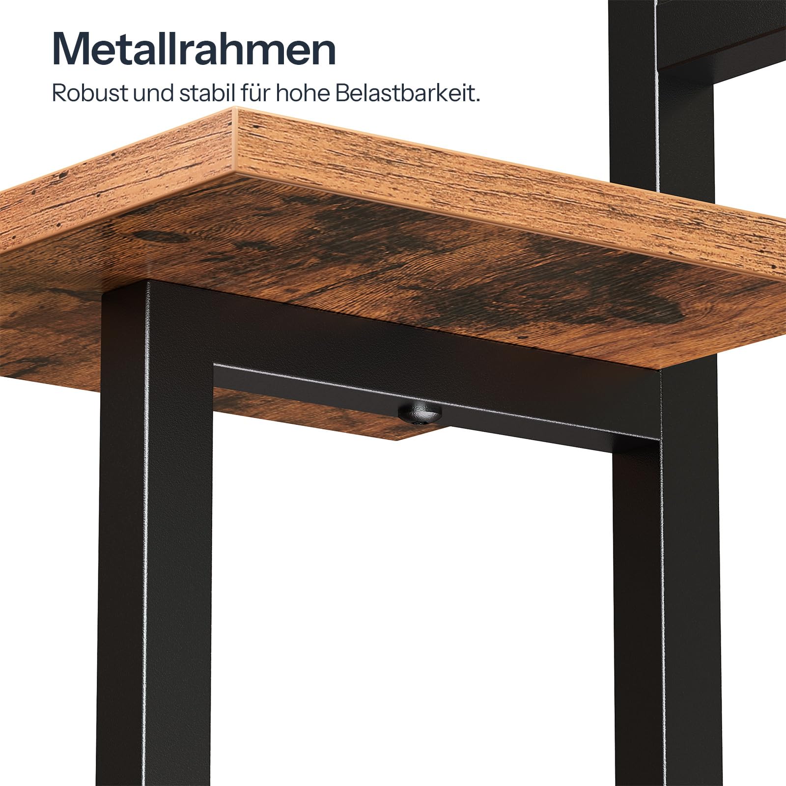HOOBRO 7-stufiger Pflanzenständer, 120 cm hoch, Blumenständer für Innenräume, quadratisches Pflanzenregal, Blumenhocker… – Ansicht 7