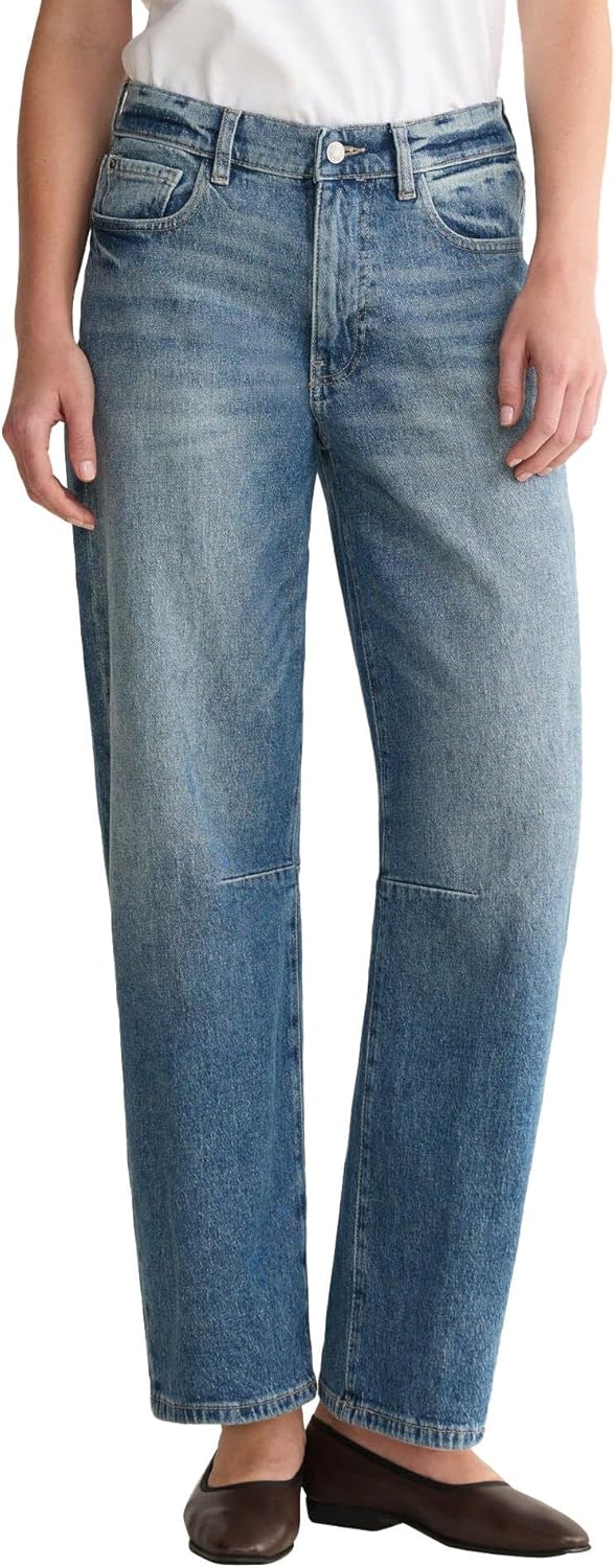 Warp + Weft Women’s BNA Soft Curve Barrel Jeans – High-Rise