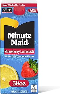 Minute Maid Lemonade, Strawberry, 59 oz