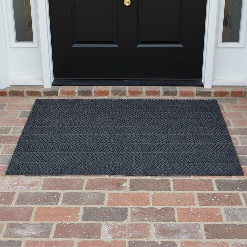 wyewye Dirt Trapper Door Mat – Large Washable Heavy Duty Non-Slip Rubber Backed Floor Mat, Carpet for Indoor & Outdoor Use, Kitchen Mat, Hallway Runner Rugs, 80 x 120 cm