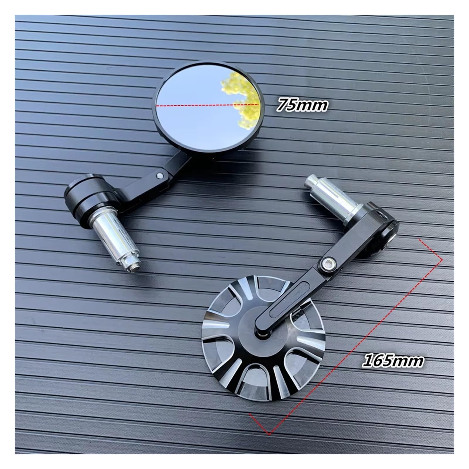 pour Vespa pour Sprint 150 S150 pour GTS300 pour GTV pour RA Moto Guidon Universel Rétroviseur Anti-éblouissement Rétroviseur Moto