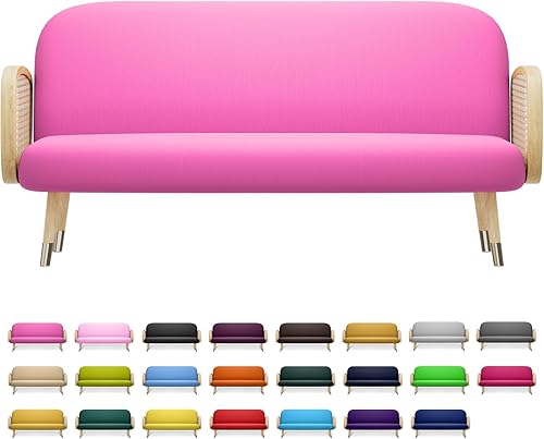 MoNiBloom Funda para futón de tamaño Queen, elástica, sin brazos, funda para sofá sin brazos, protector de muebles, duradera y lavable, con