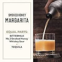 Vista 6 de Bittermilk No.3 Mezcla agria de whisky de miel ahumada para cócteles, mezcla agridulce, jarabe de miel ahumada para cócteles, mezclador de cóctel