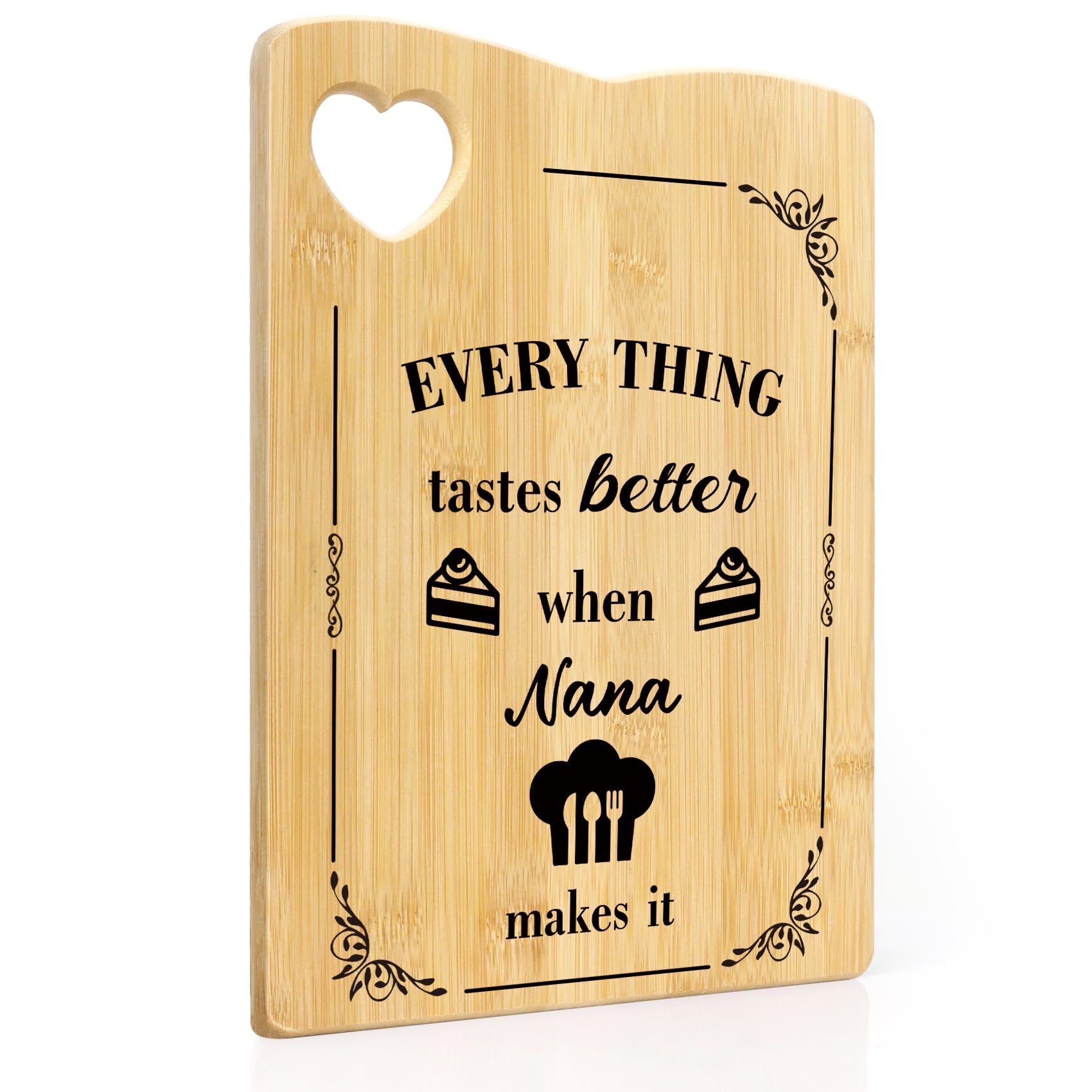 Planche à découper cadeau anniversaire grand-mère repas de famille