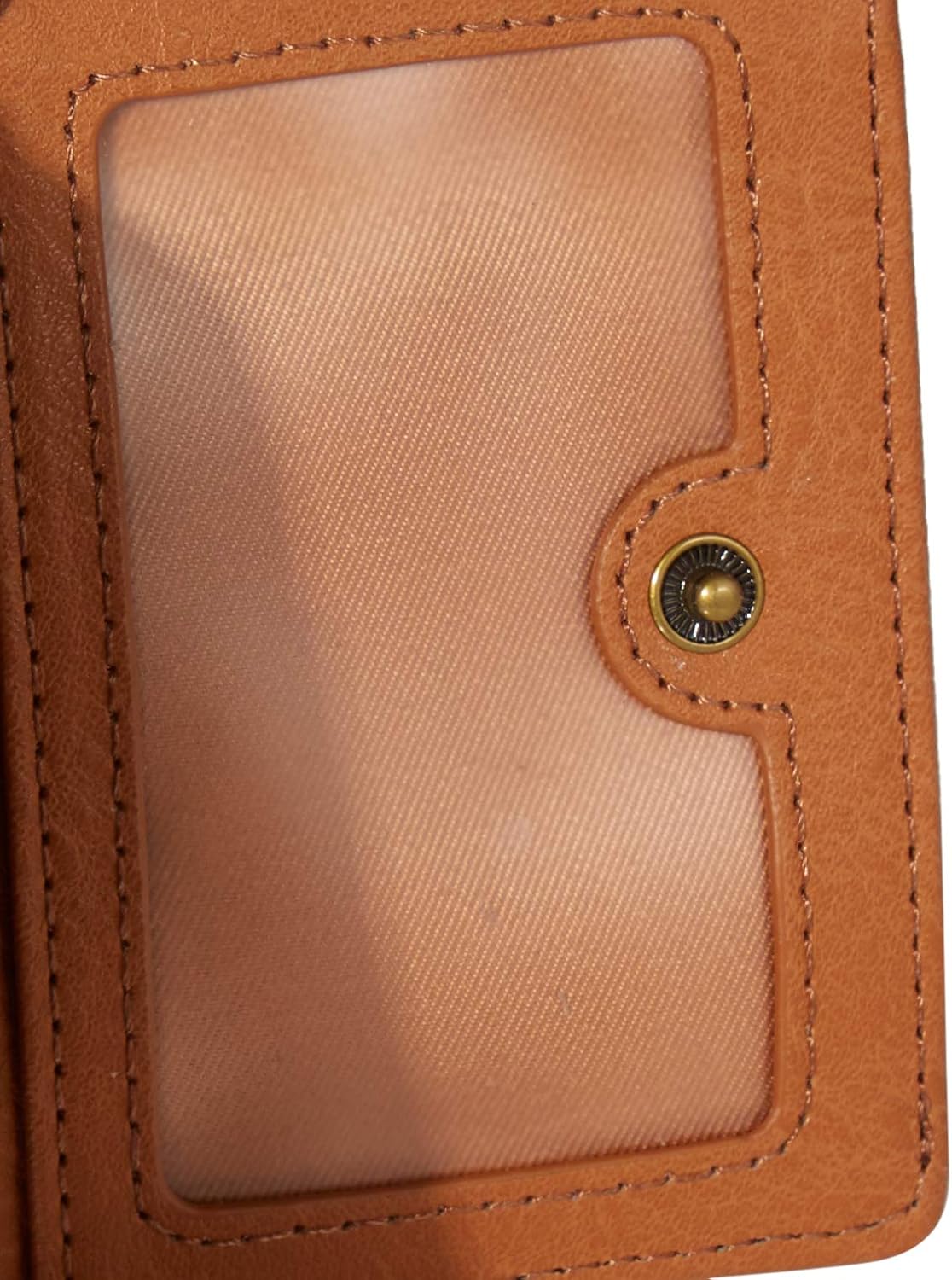 Fossil Women's Logan Faux Leather Wallet RFID Blocking Small Bifold, Black Stripe (Model: SL7826080) - Image 4