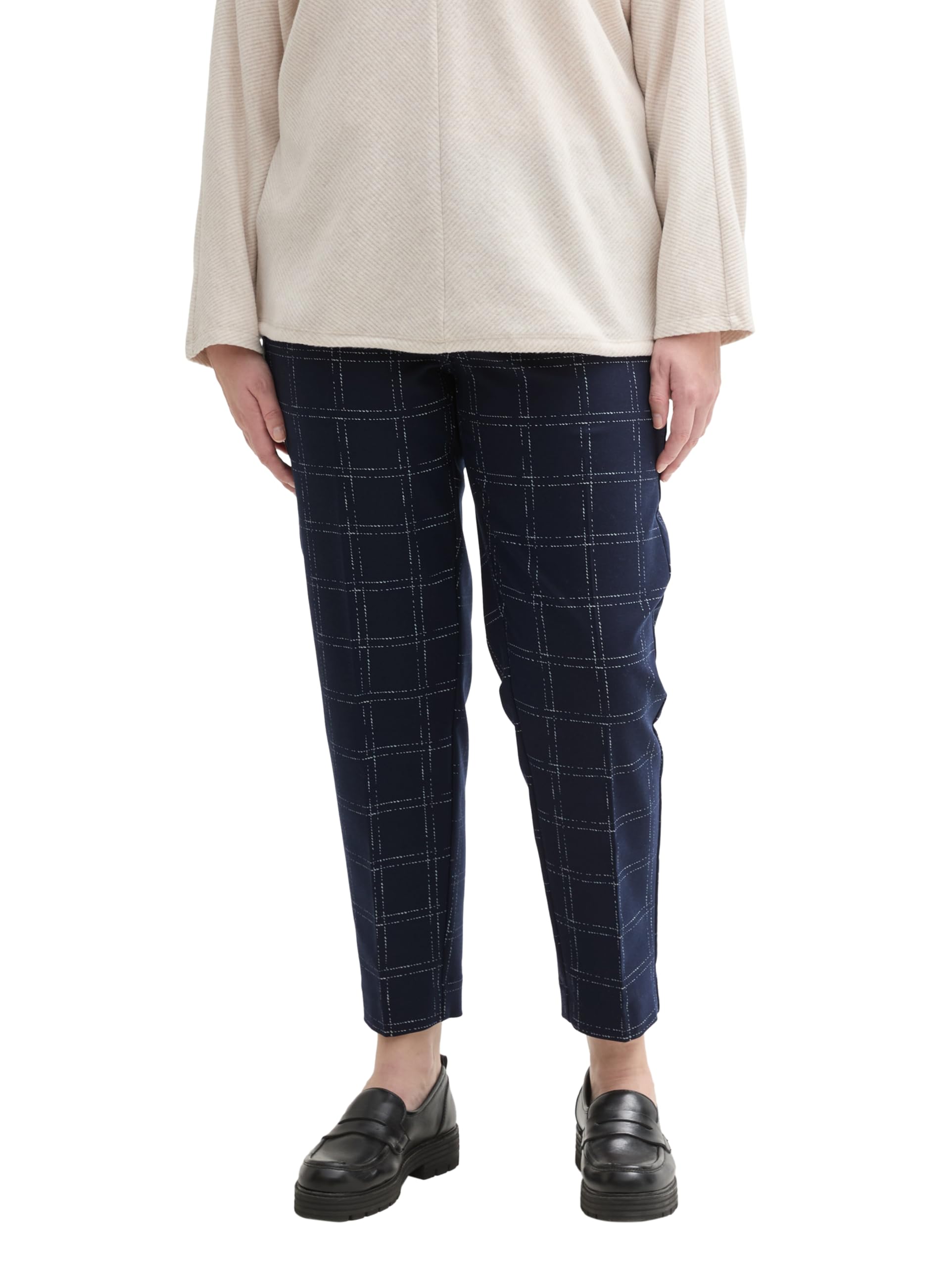 TOM TAILOR Damen Mia Slim Fit Basic Stoffhose