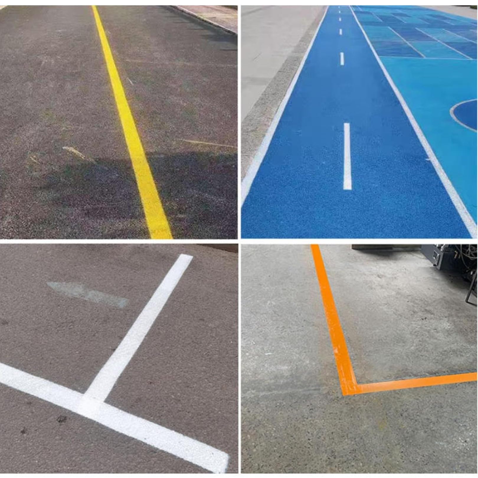 Line Marker - Applicatore di vernice spray a 2 ruote, per superfici sportive, parcheggio, erba e cemento, crea linee rette, curve e cerchi
