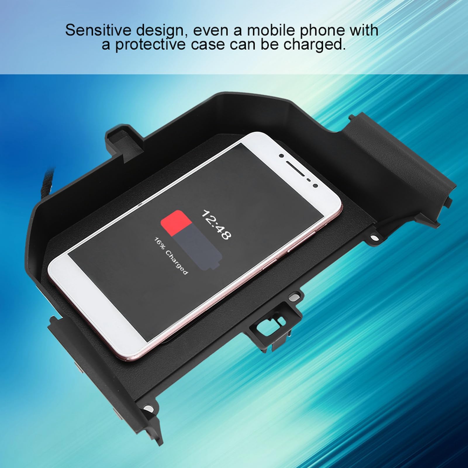 Piastra Caricabatterie Wireless Rapida 15 W Induttiva per Serie 5 G30 2017-2020 con Protezione da Sovracorrente per Auto
