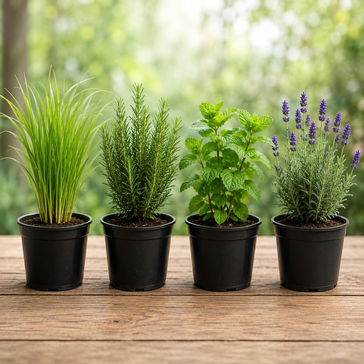UGAOO Bharat Mint, Lemongrass, Lavender & Rosemary Live Plant Combo | Mosquito Relief, Aromatic Herbal Plants, For Home, Garden, Balcony & Patio-image-47