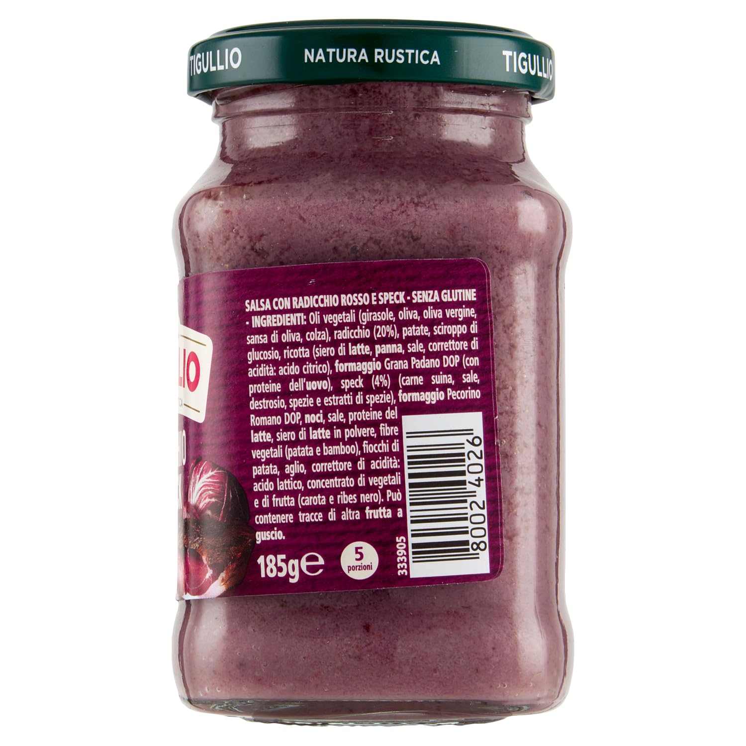 Italian Gourmet GranPesto Pesto radicchio et jambon fumé 12 x 190 g