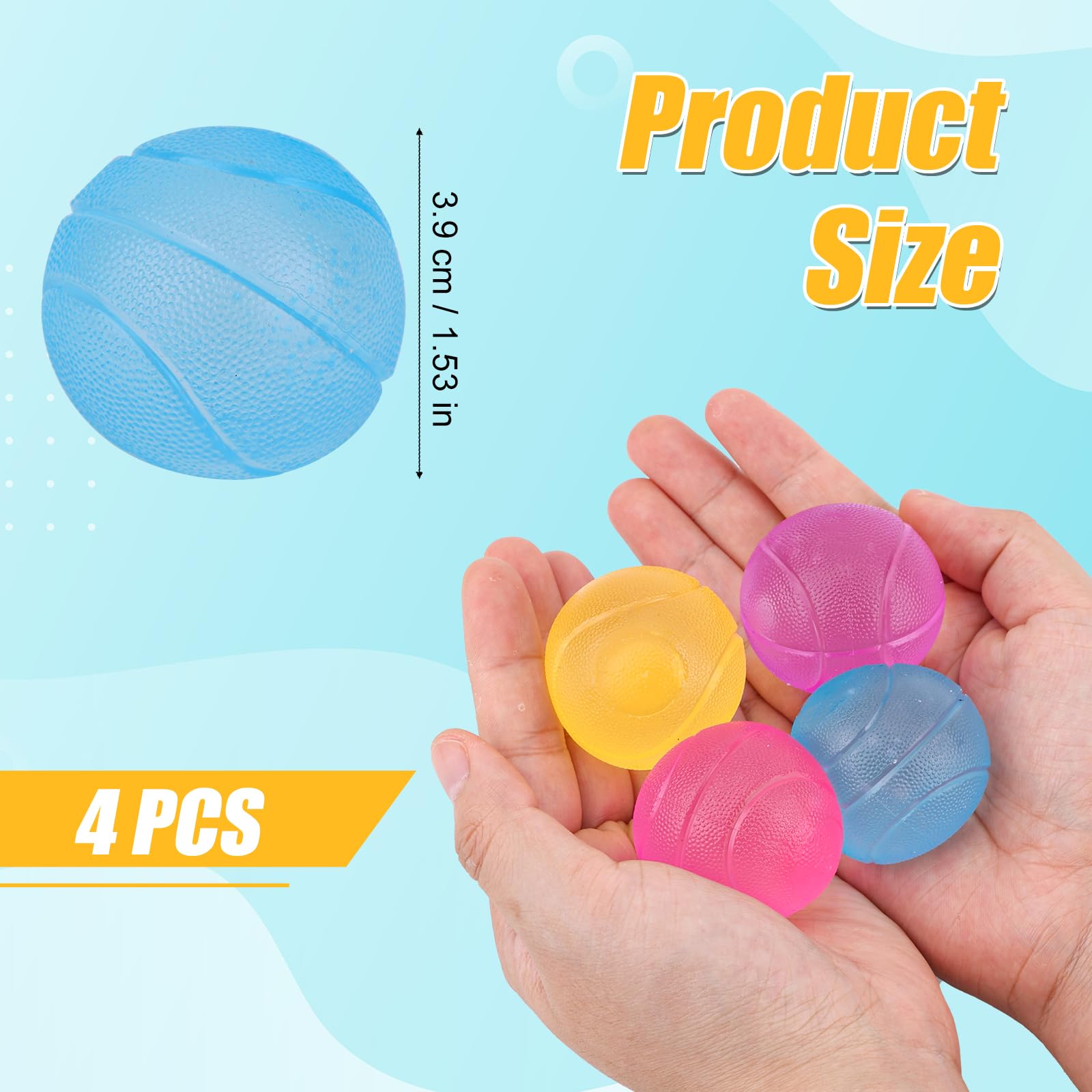 BOXOB 4pcs Stress Relief Balls - Image 2