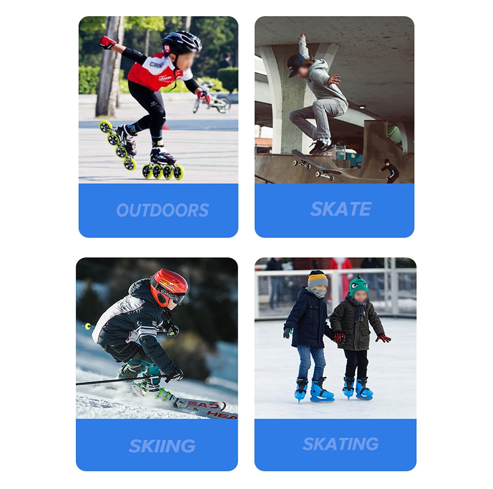 Protezione Spessa 3D Anca EVA Pantaloncini Imbottiti Scorrevole Pantaloni Protezione Gear Guard per Sci Snowboard Skateboard