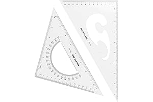 Triangle Measuring Tool: Triangle Set 10 Inch 30/60 & 45/90
