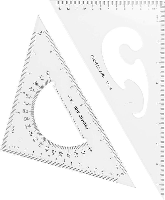 Triangle Set 10 Inch 30/60 & 45/90