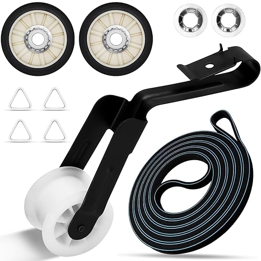 【Belt Upgraded】4392065 Dryer Repair Kit,Including Rollers 349241t,Idler 691366,Belt 341241,Replacement Parts for whirlpool,kenmore,admiral,amana,crosley,estate,inglis,kitchenaid,roper,maytag