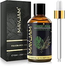 MAYJAM Forest Pine Fragrance Oil Essential Oil for Diffusers for Home, Premium Grade Forest Pine Oil for Humidifier, Long Lasting Scented Oils for DIY Bath Bomb Soap Candle Making - 100ML