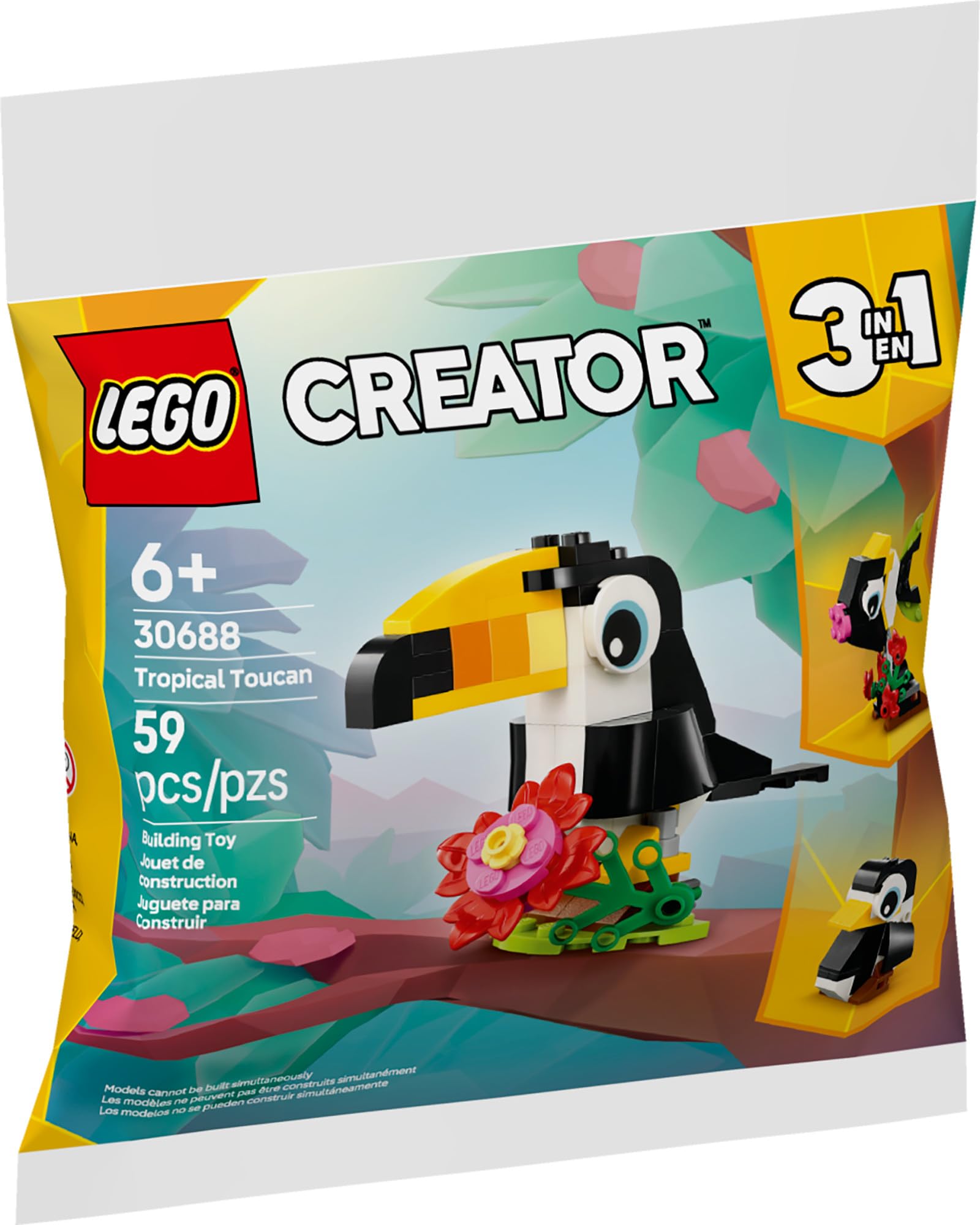 Amazon.com: LEGO Poly Bag Set Toucan 30688 : Toys & Games