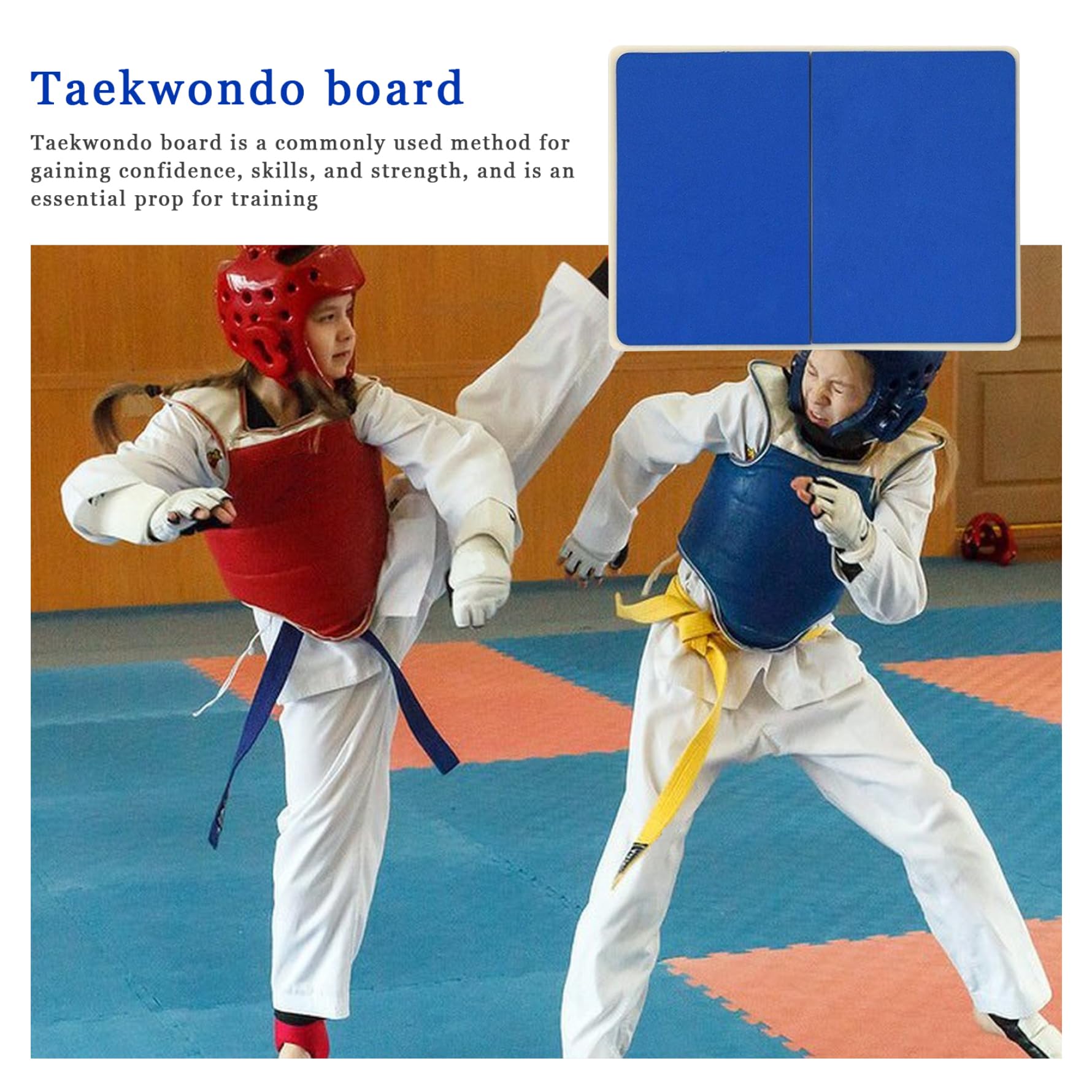 Wiederverwendbares Verdicktes Abs-Eva-Trainings-Taekwondo-Brett Taekwondo-Brechbretter Taekwondo-Kick-Pad Karate-Bretter Für Leistungsübungstests Wiederverwendbares Zerbrechliches Brett Für Kinder