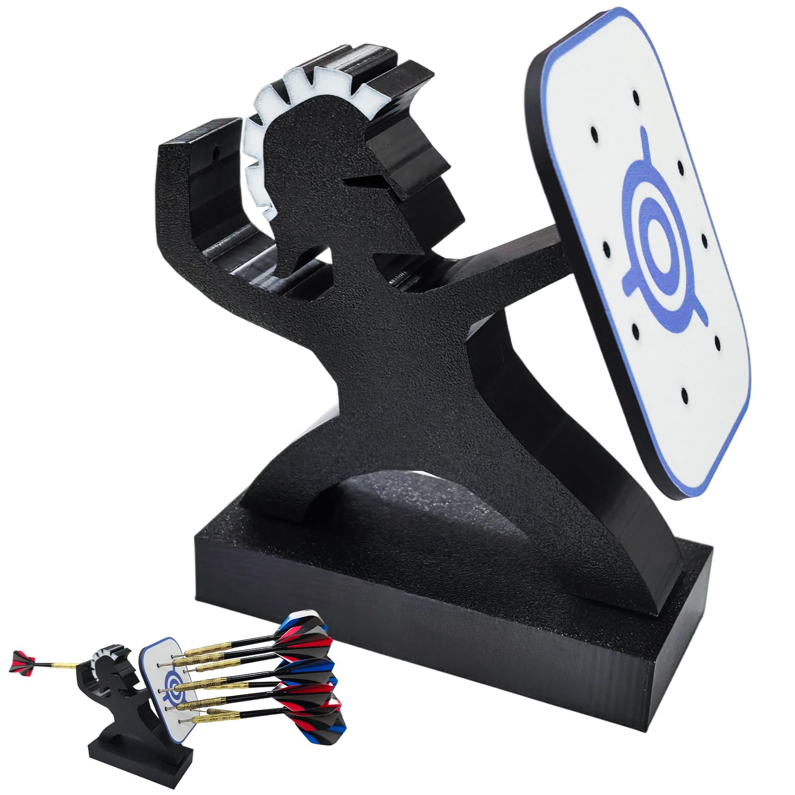 Zidoley Dart Holder Stand, Dart Accessories, Personalised Station Storage, Boys Mens Stocking Filler Gifts, for Darts Lovers, Space-Saving, for Steel or Soft Tip Darts