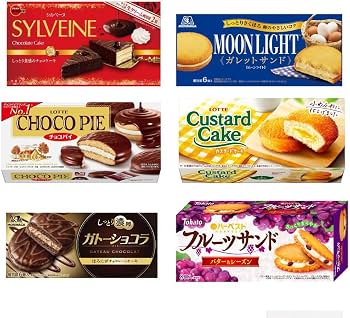 Amazon.co.jp: 【6種アソート】チョコパイ/シルベーヌ/ガトーショコラ