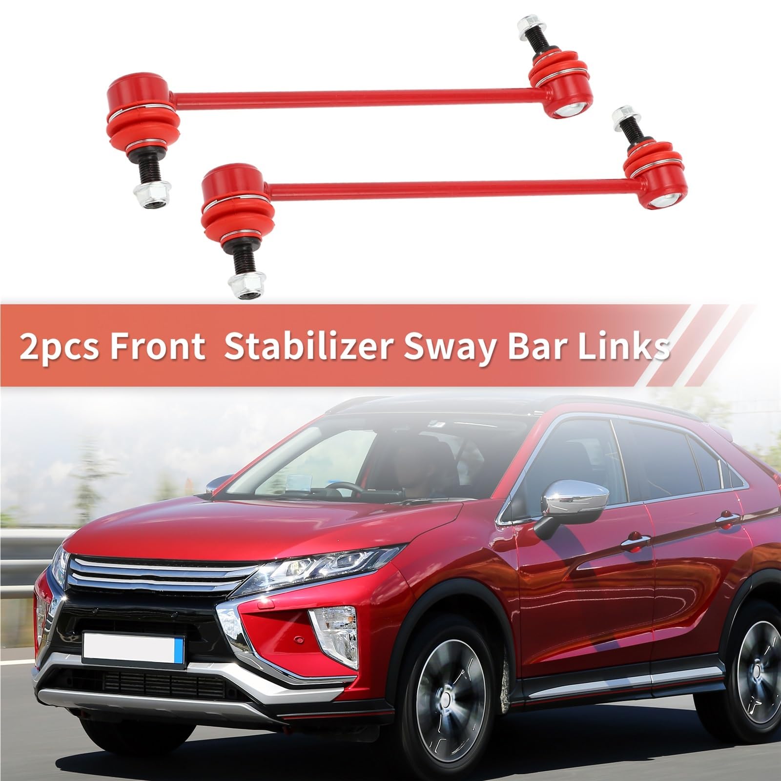 stabilizujące Stabilizator Pasuje do Mitsubishi Outlander nr K80258, 2 szt. przednich łączników stabilizatora