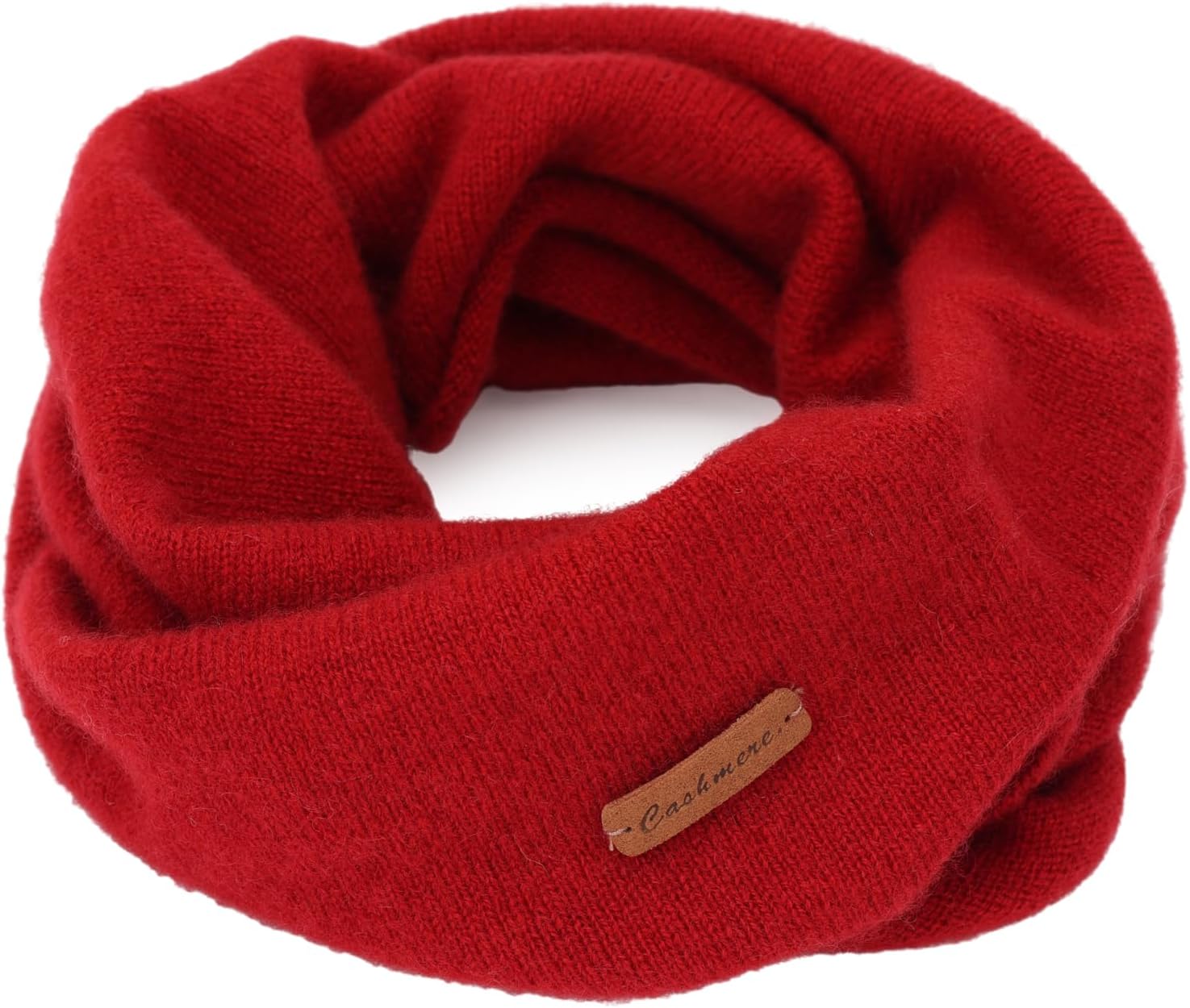 100% Cashmere Neck Gaiter for Men Women Warm Soft Knitted Scarf for Men Women
