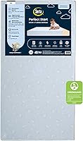Serta Perfect Start Dual-Sided Waterproof Crib & Toddler Mattress - 6" Firm Fiber Core, GREENGUARD Gold, Made in USA, 7-Year Warranty