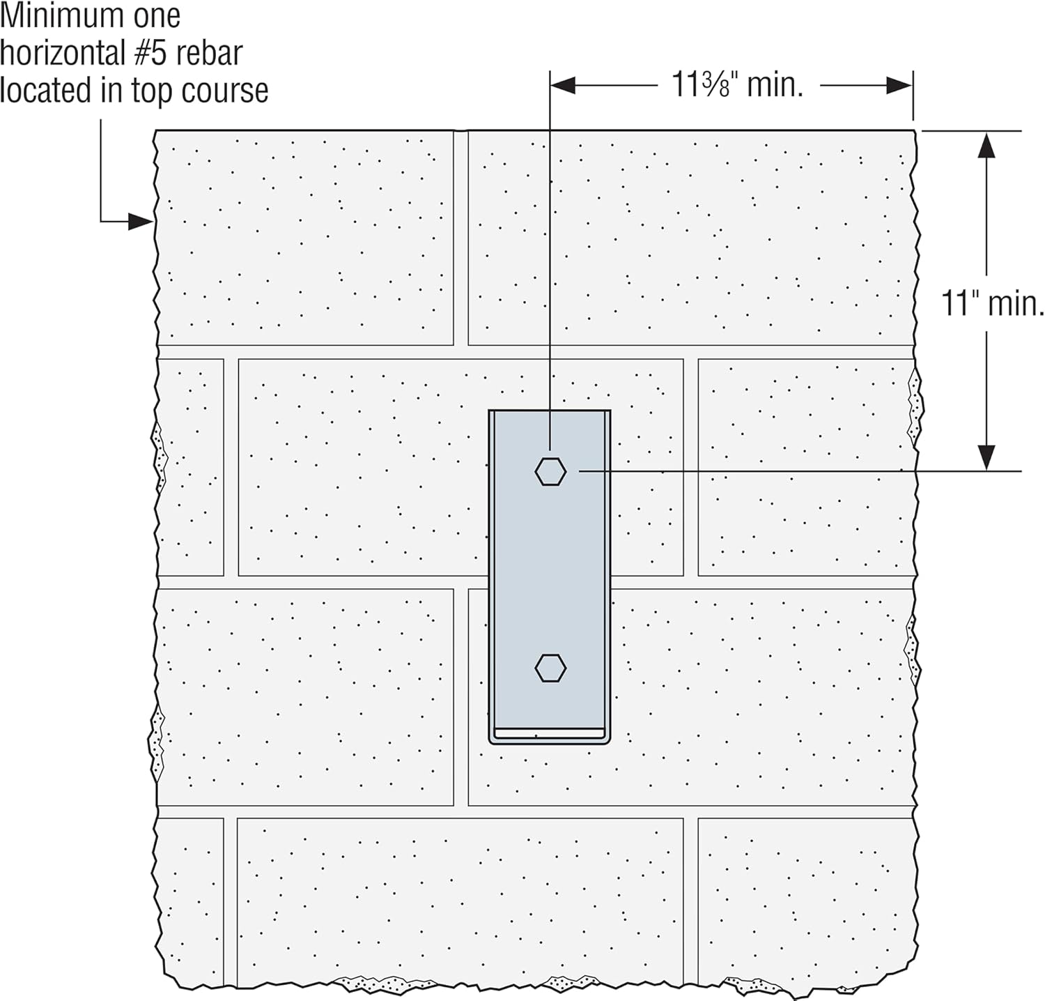 Simpson Strong-Tie MBHU3.56/9.25KT MBHU 3-9/16-in. x 9-1/4-in. Galvanized Masonry Beam Hanger with Screws/Anchors