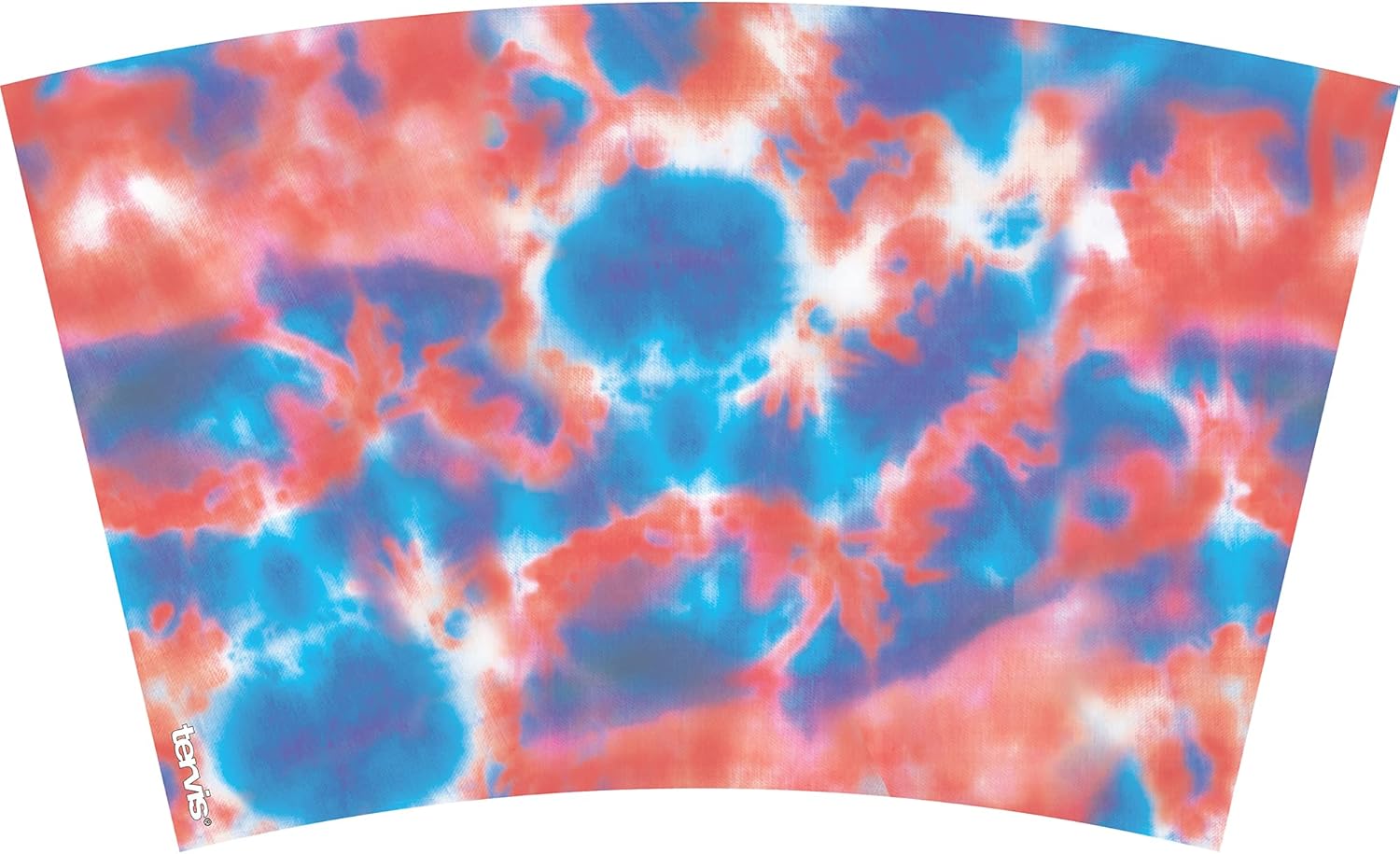 Tervis Americana Tie Dye Double-Walled Insulated Tumbler Cup Keeps Drinks Cold & Hot- 24oz, Clear - Tritan - Image 2