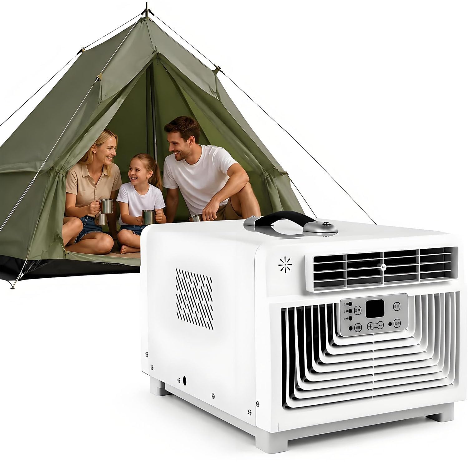 AiODiO 300W Portable AC 3400BTU, Tent Cooler with Dehumidifier Heatingandcooling-110V