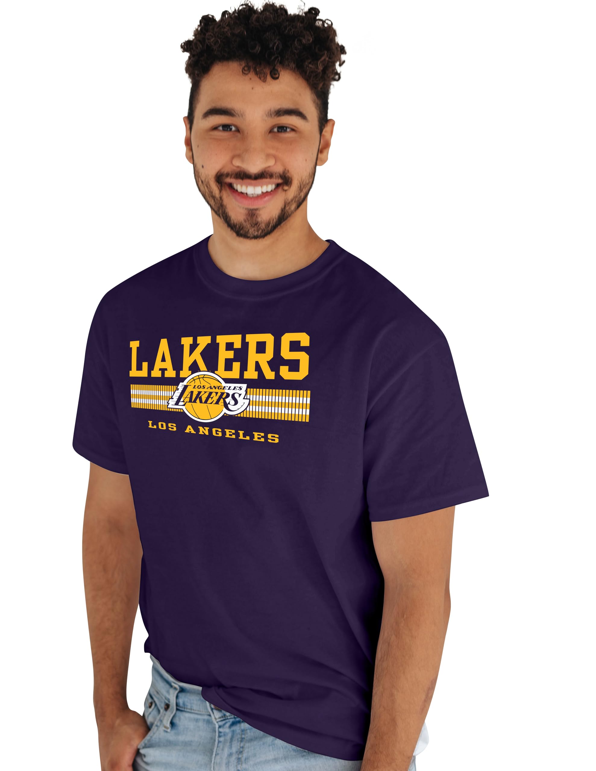 Blue 84NBA Officially Licensed T-Shirt Basketball Team Color