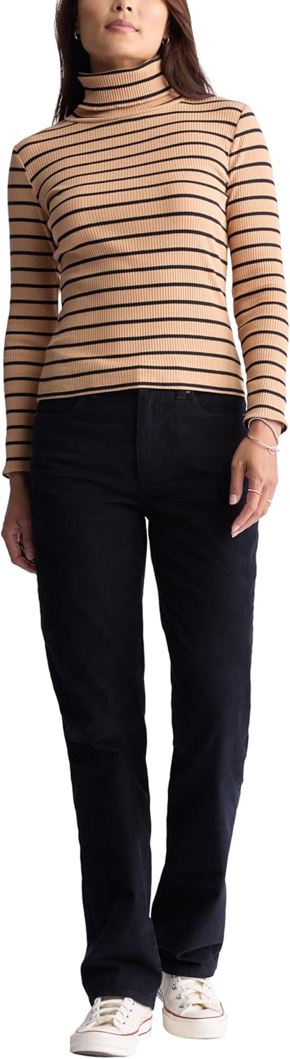 Buffalo David Bitton Womens Mavra Ls Ribbed Turtleneck - Image 4