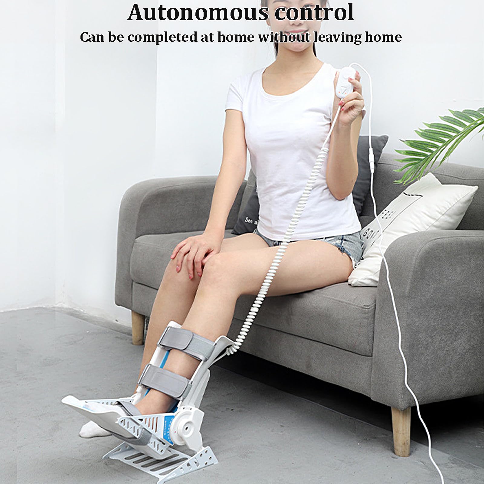 Entrenador De Estiramiento De Tobillo, Esguinces Agudos De Tobillo, RegulacióN De Velocidad De 3 Velocidades, Ejercicio De áNgulo Completo De -30° ~ 40°, Para Ligamentos