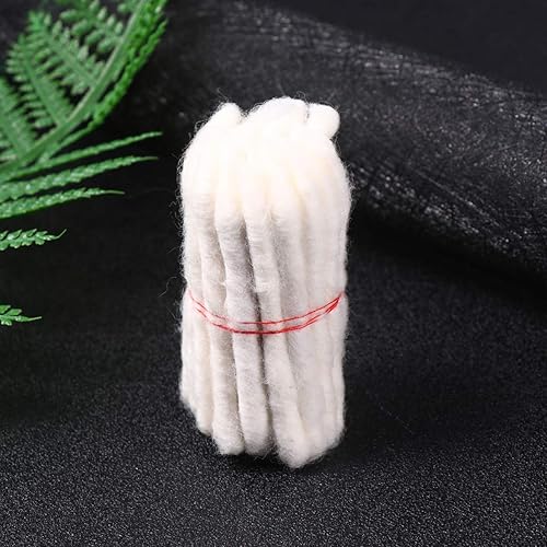 Miniatura 4 de Mechas largas de repuesto de mechas de algodón para candelita de mantequilla, 4 paquetes (tamaño )