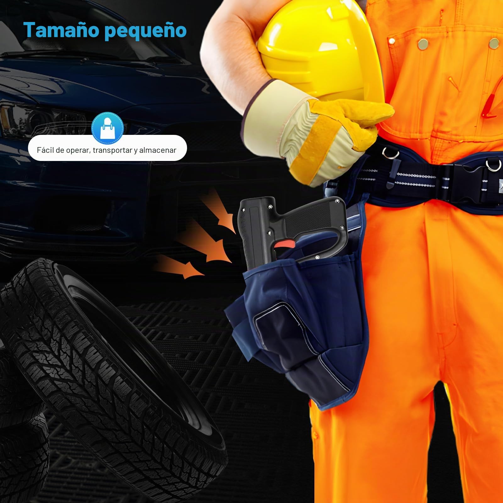 Juego de herramientas para quitar abolladuras de 86 piezas - Caja de accesorios Spotter, electrodos de soldadura por puntos, soldador Spotter, kit de reparación y extracción de abolladuras