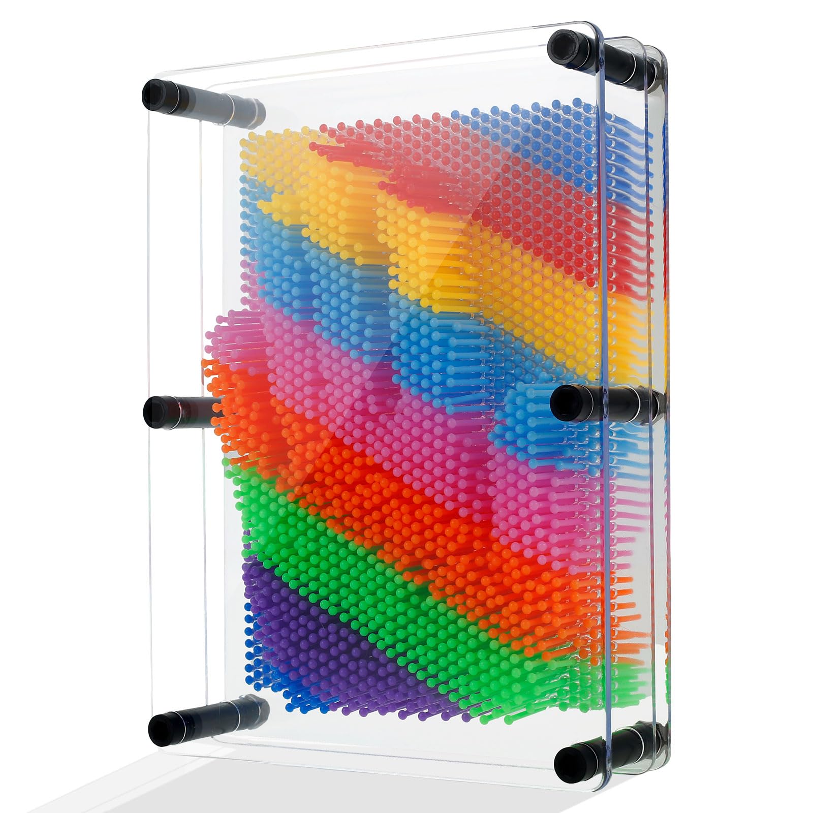 Pinart 3D Nail Board, 3D Hand Models, Special 3D Sculpture Vintage Toy With Metal Pins 20x15cm