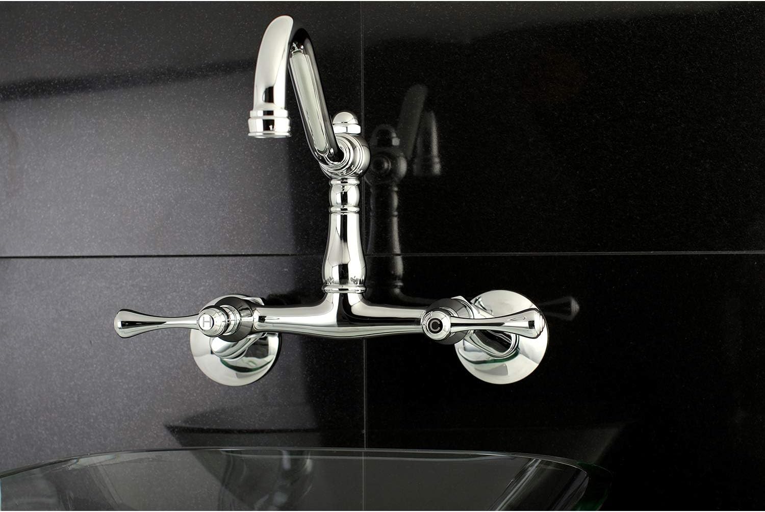 Authеntіс Crаzу Dеаlѕ Kingston Brass KS3221BL Vintage Kitchen Faucet, 8-1/2 Spout Reach, Polished Chrome