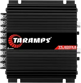 Módulo Taramps TS 400x4 entrada Fio/RCA Preto Amplificador Som Automotivo