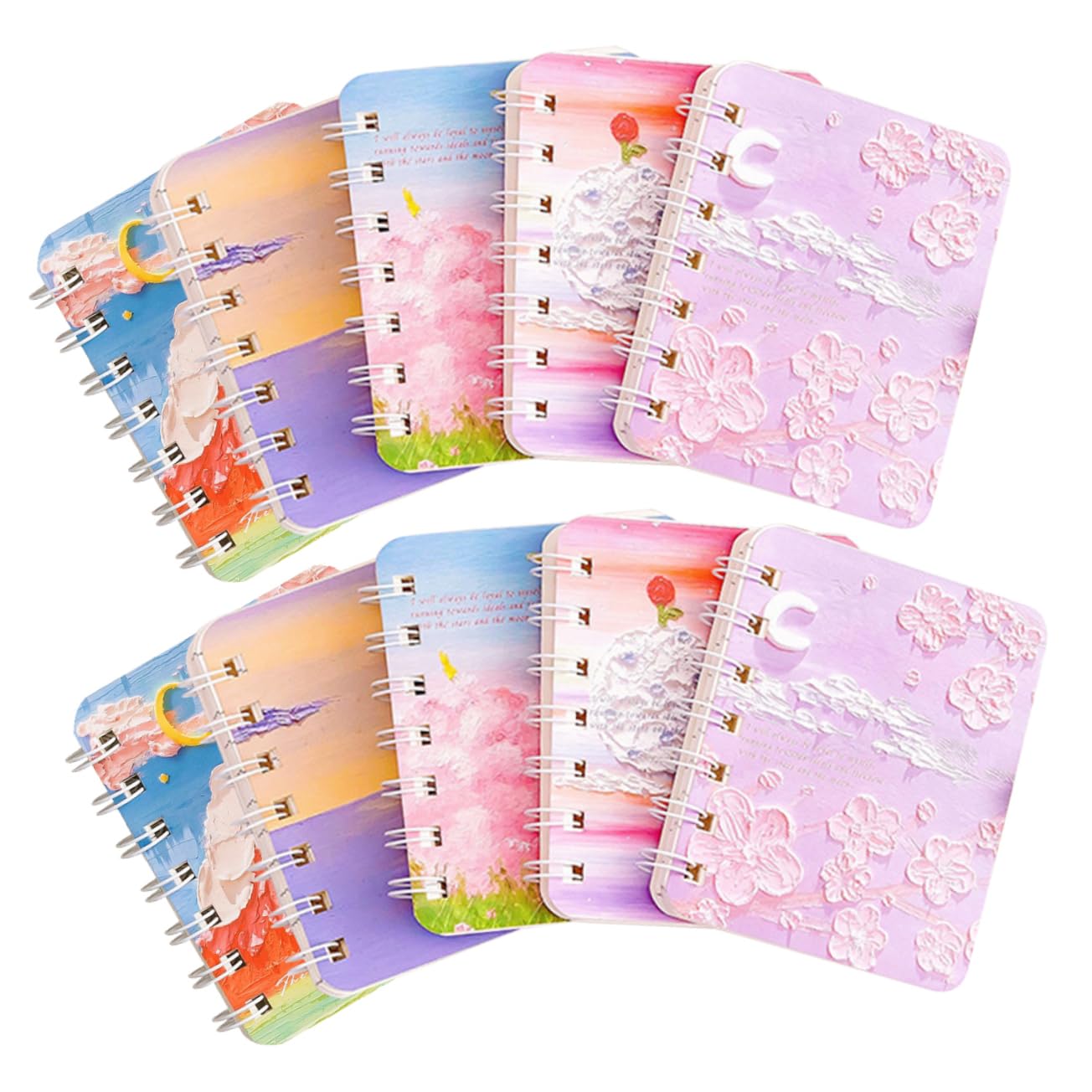 NUOBESTY 3 Pièces 10 Cahiers Collège Gouverné Cahiers Thématiques er à Spirale er D'écolier er De Journal Ligné Journal Des Enfants er Ligné Mini-blocs-notes Papier